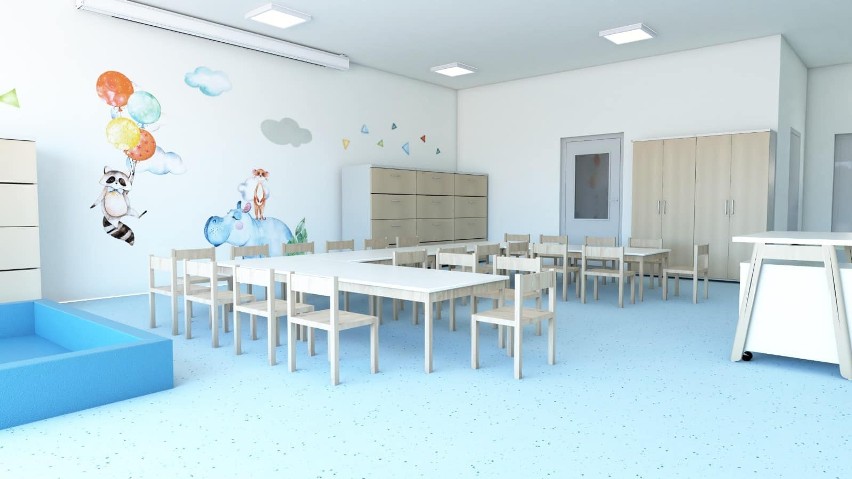 Tak ma wyglądać nowe przedszkole w Dąbrowie.