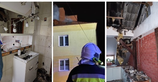 Pożar i jego skutki w mieszkaniu nauczycielki z Solca Kujawskiego.