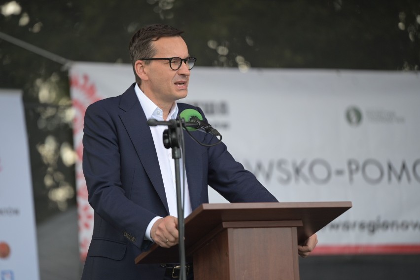 Premier Mateusz Morawiecki w Myśliwcu: - Będziemy zabezpieczać polską wieś