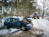 Wypadek w Cichej Górze. Dwie osoby trafiły do Szpitala Powiatowego w Nowym Tomyślu. Kolejny kierowca uderzył w drzewo!