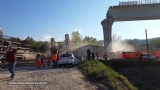 Dźwig runął na budowie wiaduktu we Włoszech. Maszyna ugięła się pod przenoszonym ciężarem