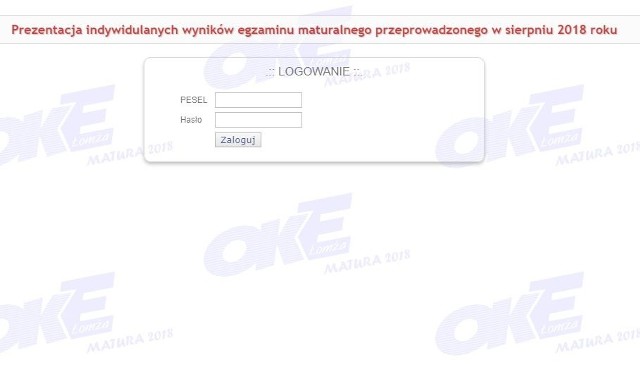 Matura poprawkowa 2018 - WYNIKI ONLINE. Jak sprawdzić wyniki matury poprawkowej 11.09? [Logowanie online OKE]