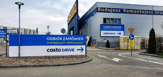 CastoDrive to punkt bezkontaktowego odbioru zamówień w sklepach Castorama