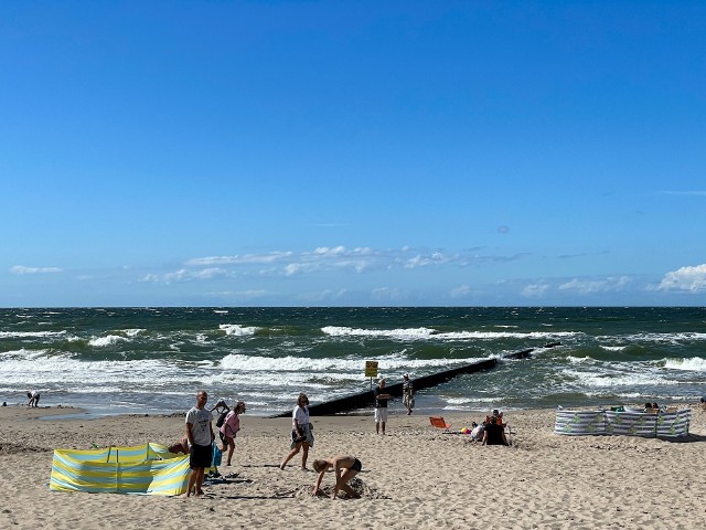 Sobota na plaży w Trzęsaczu 9.07.2022