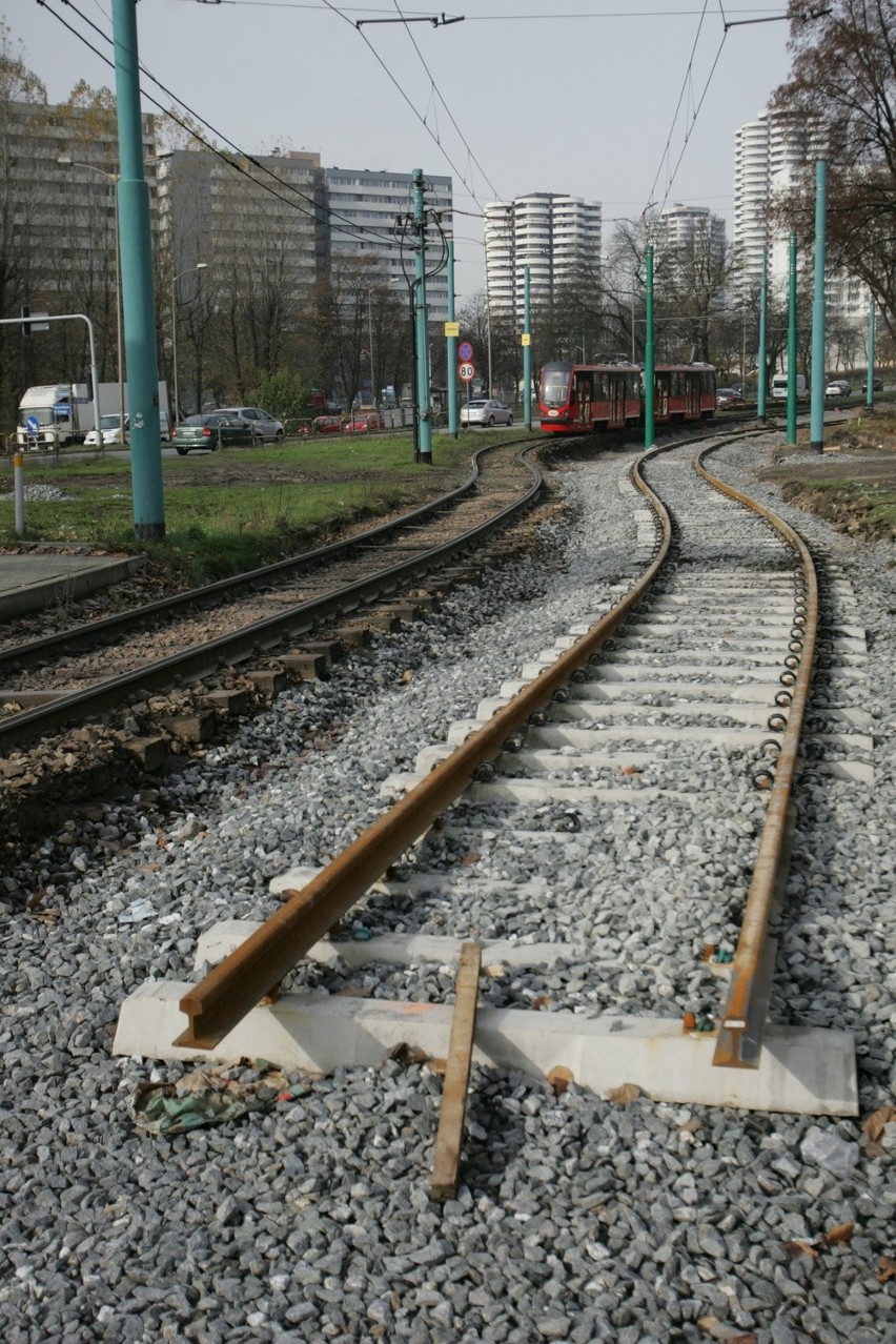 Remont torowiska na trasie Katowice - Chorzów