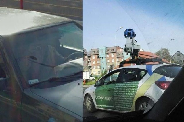 Wojciech Wojtkielewicz, nasz fotoreporter, robił zdjęcie pojazdowi google. Nie wiedział że będzie w usłudze Street View