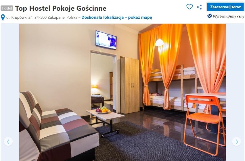 Top Hostel Pokoje Gościnne - ul. Krupówki 24...