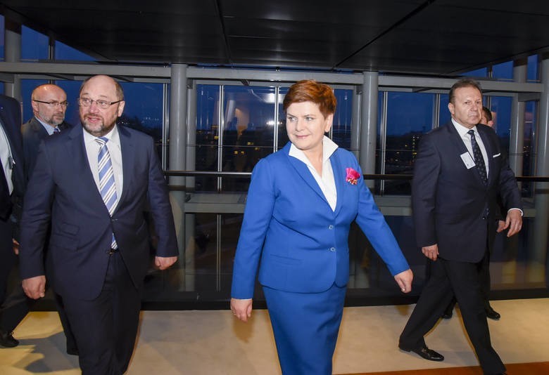 Beata Szydło w Strasburgu