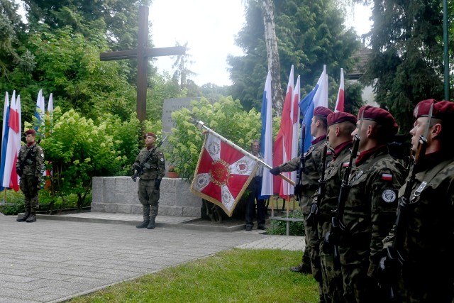 Uroczystości w 80. rocznicę pacyfikacji Woli Justowskiej.