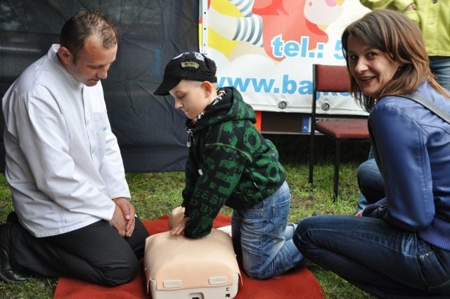 Najwięcej zainteresowania wśród dzieci wzbudziła nauka pierwszej pomocy.