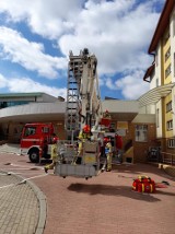 Pożar w szkole w Kowalewie Pomorskim. Zobacz zdjęcia z ćwiczeń strażaków