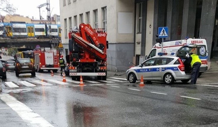 Wypadek w Katowicach na Francuskiej