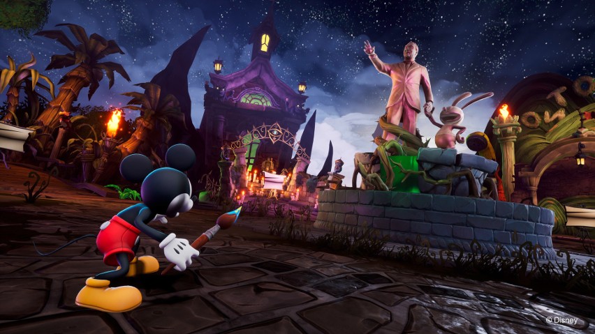 Miki zwiedzi światy znane z innych bajek Disneya.