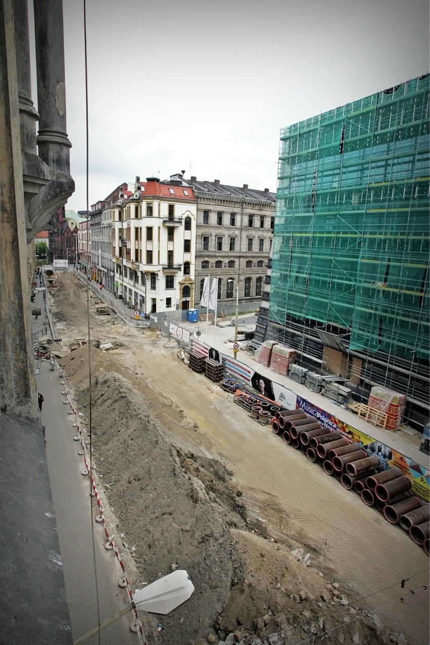 Remont ulicy Krupniczej we Wrocławiu - czerwiec 2014