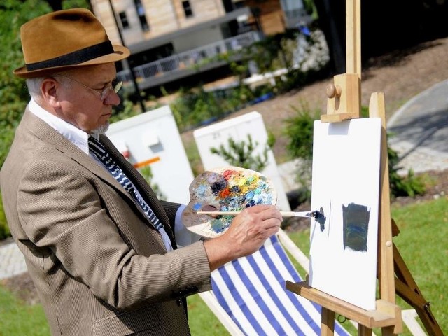 Tak było na happeningu pt. "Plażowanie z Leonem" w lipcu.