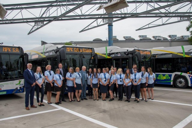 Kraków zyskał kolejne elektryczne autobusy