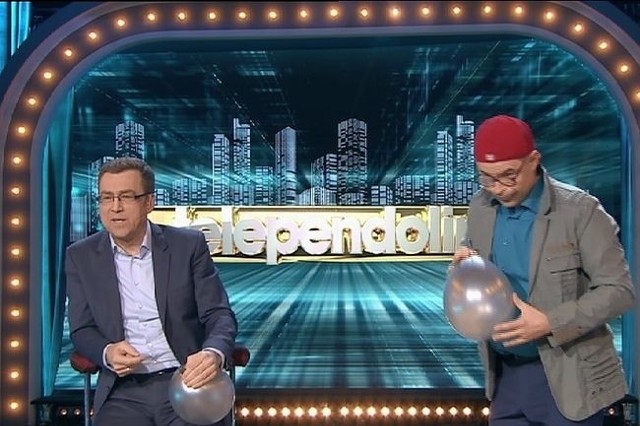 Maciej Orłoś i Kryspin (fot. TVP)