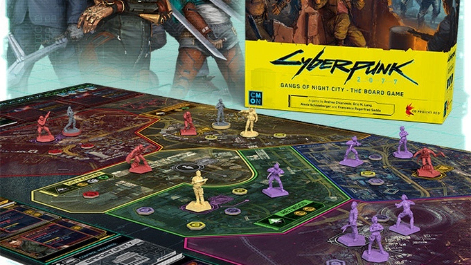 Cyberpunk 2077: Gangs of Night City to gra planszowa na podstawie gry CD  Projekt RED. Twórcy zbierają środki na Kickstarterze | GRA.PL