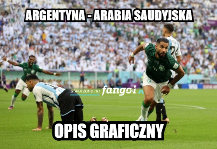 22.11.2022. Memy po meczu Argentyna - Arabia Saudyjska....