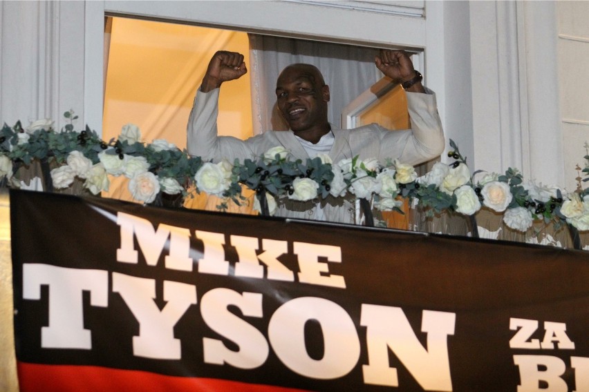 Wizyta Mike'a Tysona w Krakowie 19 kwietnia 2012 r.