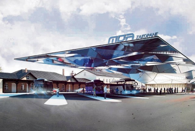 Nowy dworzec, trochę futurystyczny, nawiązywać ma do krajobrazu. Zadaszenie stanowisk przypominać będzie panoramę Tatr