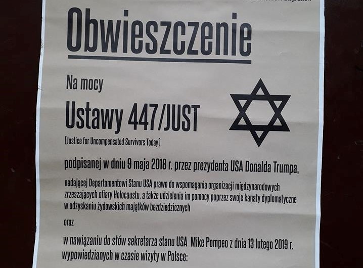 Żydowskie roszczenia? Akcja narodowców w Szczecinie