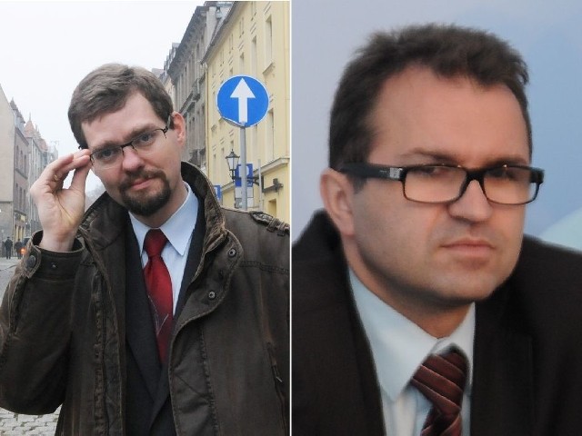 Krzysztof Podgórski, działacz SLD i Zbigniew Girzyński, poseł PiS