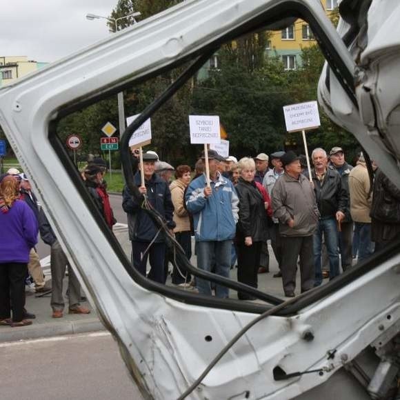 Tak mieszkańcy Augustowa protestowali 17 września.