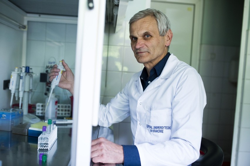 prof. Andrzej Sanak, genetyk, biolog molekuralny