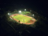 Stadion w Olkuszu wyłączony z użytku. Kiedy będzie można rozegrać mecz na Czarnej Górze w Olkuszu? [ZDJĘCIA]