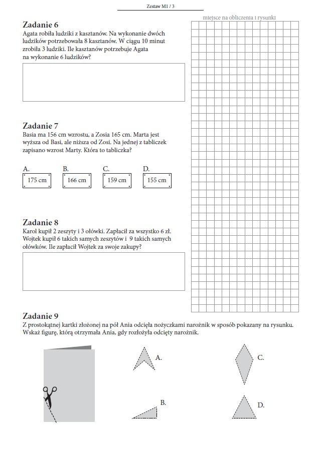 Sprawdzian trzecioklasisty - OBUT 2014. Matematyka...