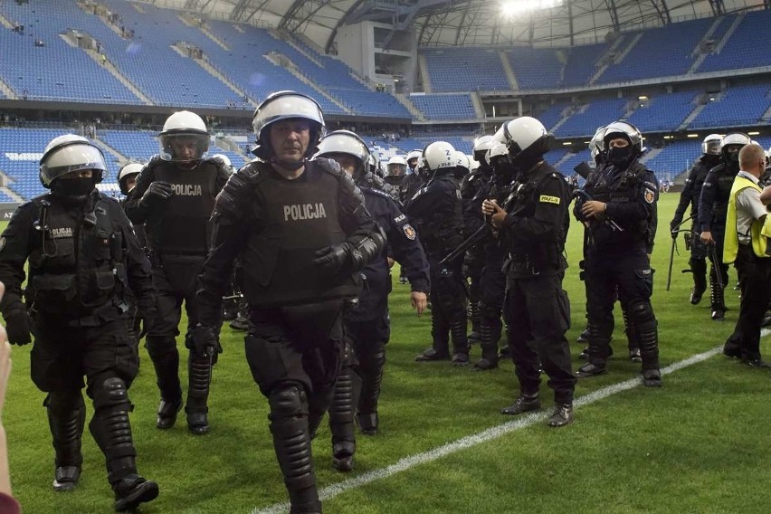 Zadyma na meczu Lech Poznań - Legia Warszawa