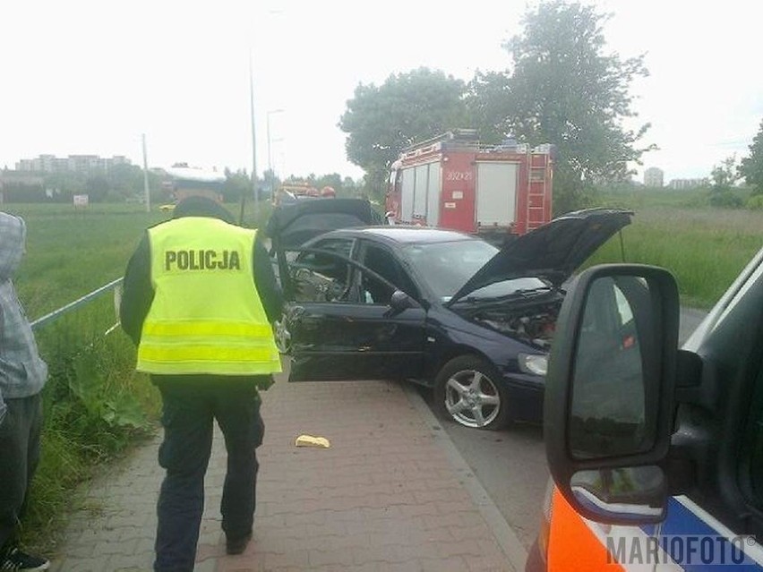 20-latek ranny w wypadku na Krapkowickiej.