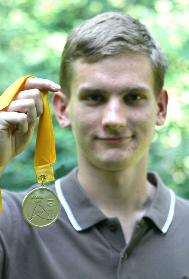 W tym roku Piotr zdobył złoty medal, w ubiegłym dwa srebrne.