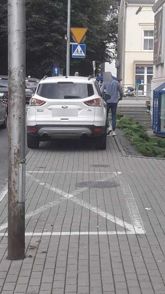 Nasza akcja pokazująca koszalińskich "mistrzów" parkowania...