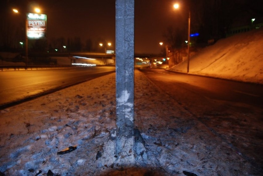 Wypadek na DK 86 w Sosnowcu. Jedna osoba nie żyje