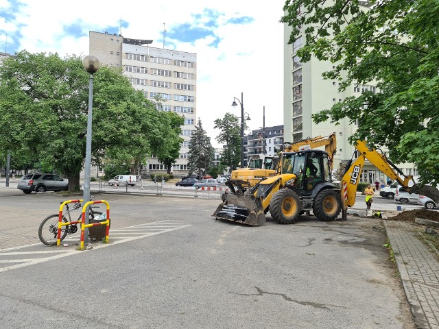 W środę wjechać na duży parking jeszcze się nie dało