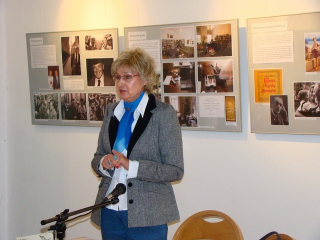 Gościem ostatniego spotkania X Jesiennej Akademii Literatury  była doktor Alina Kochańczyk z UMSC w Lublinie