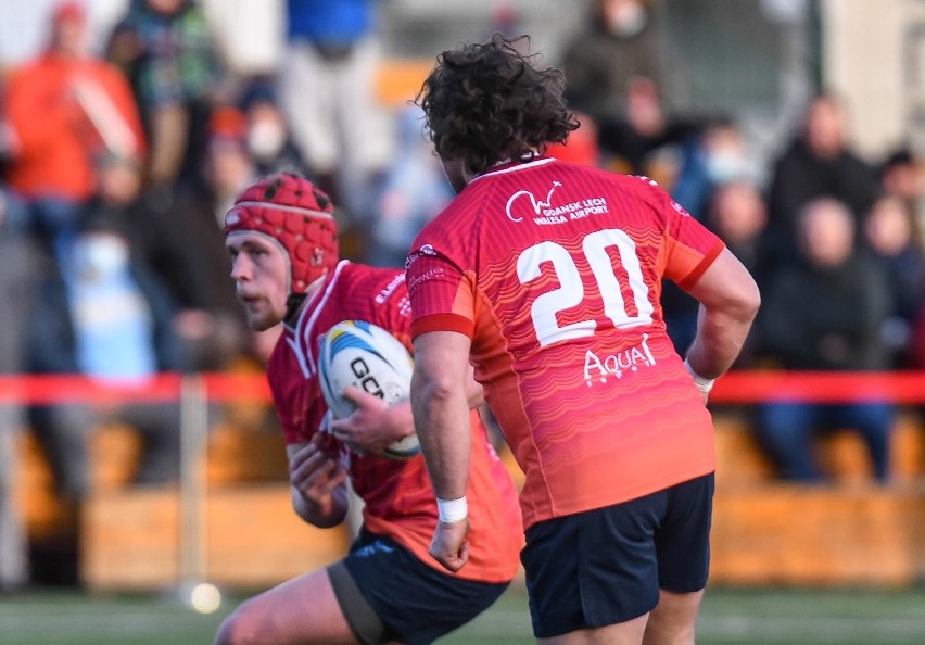 Stadion Ogniwa Sopot, mecz ekstraligi rugby Ogniwo - Orkan...