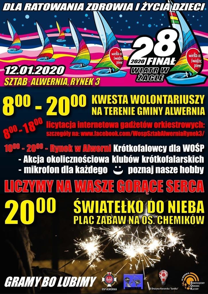 WOŚP 2020 powiat chrzanowski. Wielkimi krokami zbliża się 28. finał Wielkiej Orkiestry Świątecznej Pomocy [PRZEGLĄD]