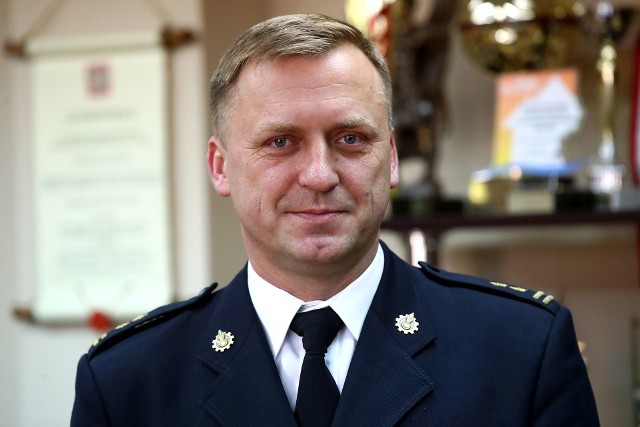 Awansowany komendant Straży Pożarnej w Stalowej Woli brygadier Robert Lebioda