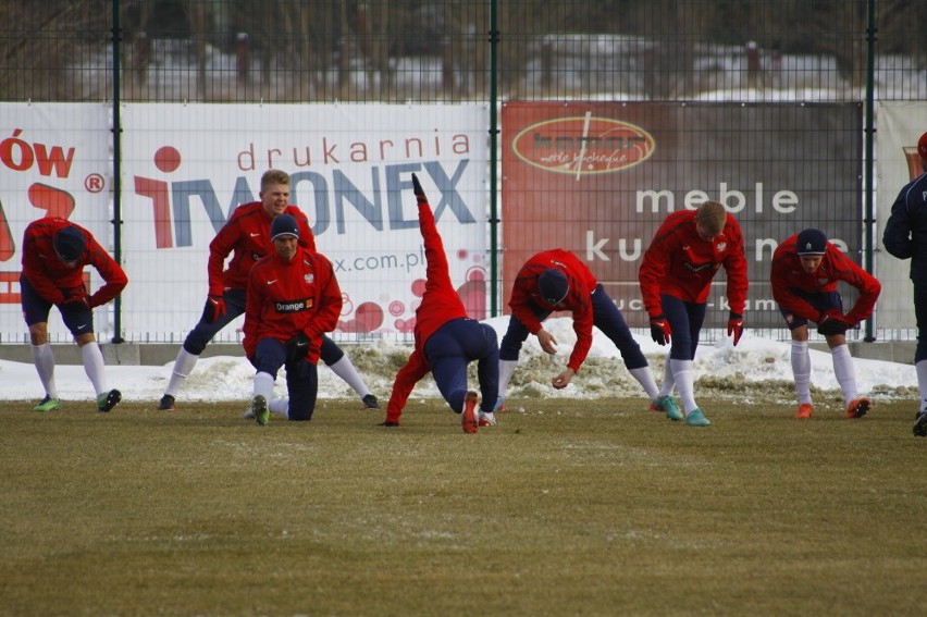 Trening reprezentacji Polski U-21 przed sparingiem z Litwą