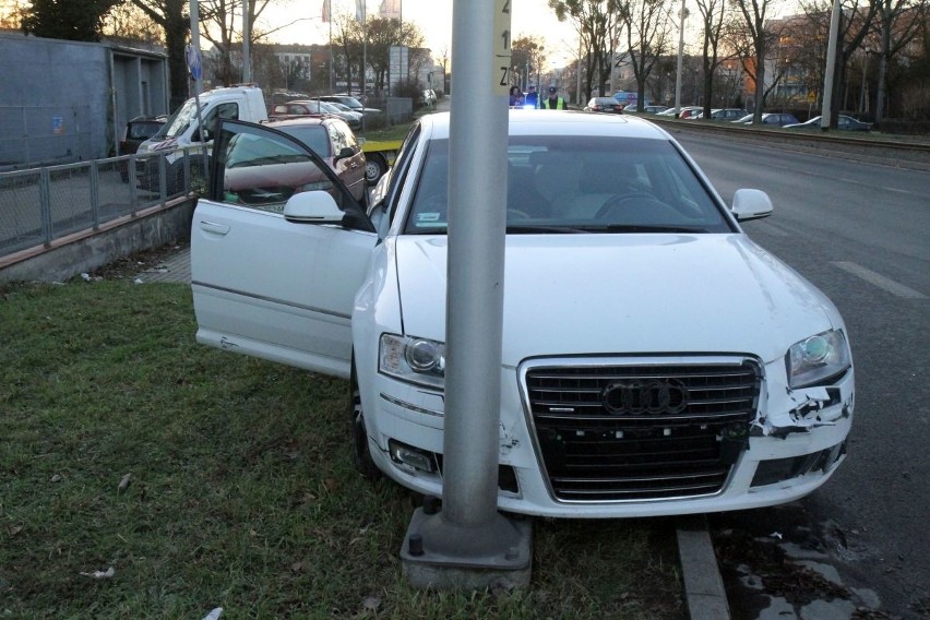 Wypadek na Przyjaźni. Wrocław, 12.12.2016