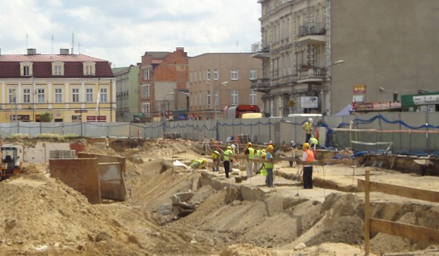 Średniowieczne cmentarzysko odkryto podczas budowy targowiska