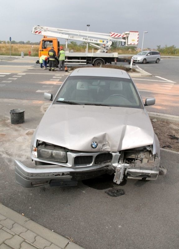 Wypadek BMW, Graniczna, Wrocław, 07.10.2015
