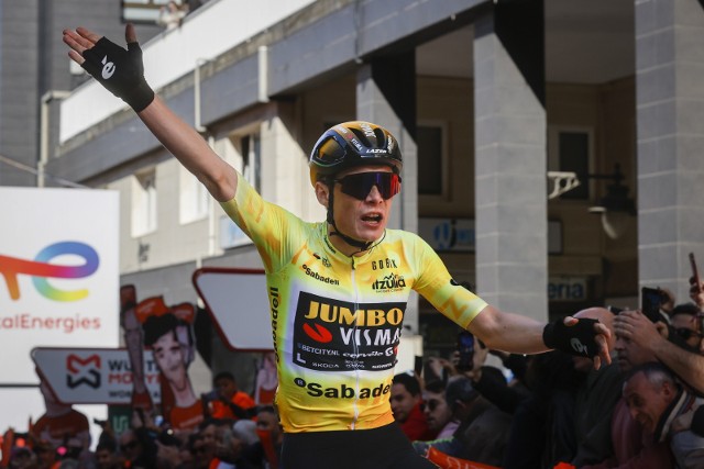 Jonas Vingegaard, zwycięzca czwartego etapu wyścigu Dookoła Kraju Basków.