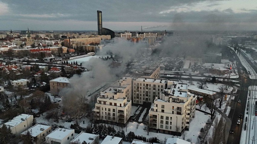 W sobotę (20 stycznia) na Krzykach we Wrocławiu wybuchł...