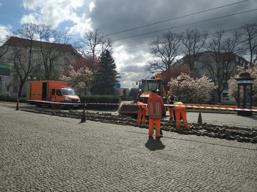 Remont torowiska na pl. Grunwaldzkim w Szczecinie. Co w planach? - 16.04.2020