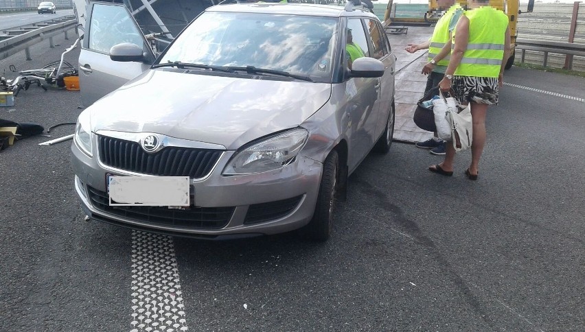 Wypadek na autostradzie A4. Ranne dziecko. Droga na Wrocław już odblokowana