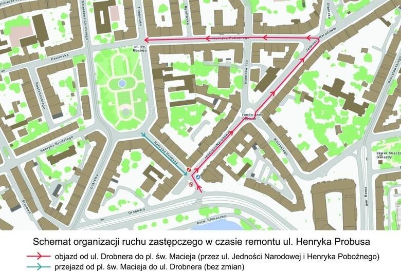 Komunikacyjny koszmar: zamknięcie mostów Pomorskich i remont na ul. Probusa